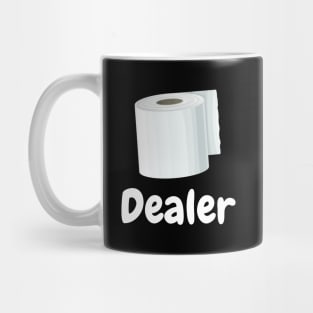 Funny Toilet Paper Dealer Humor Parody Flu Gift Mug